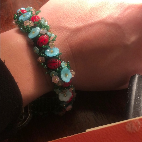 One of a kind beaded bracelet - Picture 2 of 4